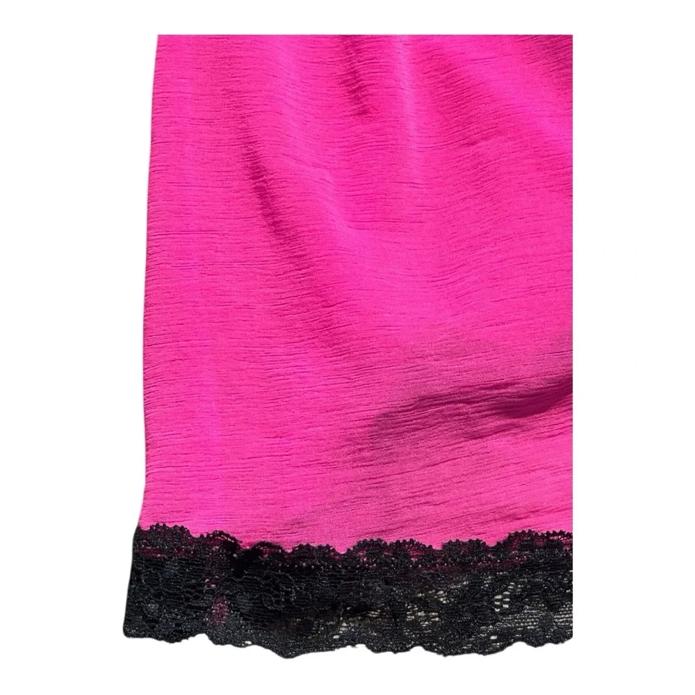 La Senza Lingerie Babydoll Small Pink Black Go Up Two Cup Sizes Y2K Snookie Hot - Picture 9 of 11